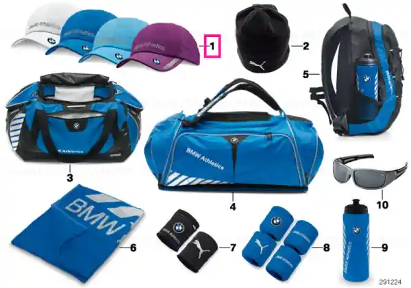 Sapca Athletics functional PURPLE - BMW Livrare rapidă
