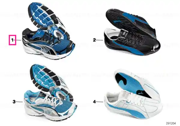 Running Shoe Athletics, Mens 10/44,5 - BMW Calitate înaltă
