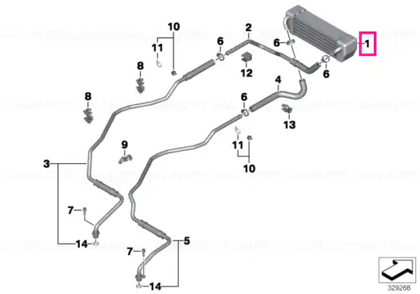 Livrare rapidă Oil cooler - BMW Motorrad