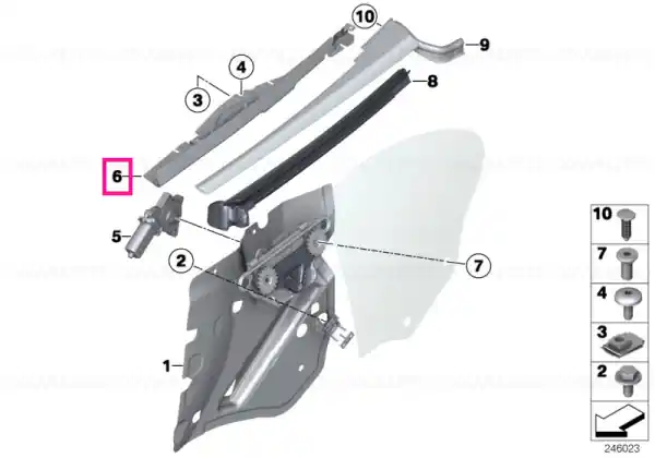 Retur gratuit Connection angle, right - BMW