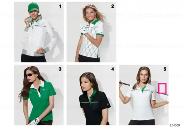 Ladies Basic Polo, white GOLF 11,XL - BMW Preț mic