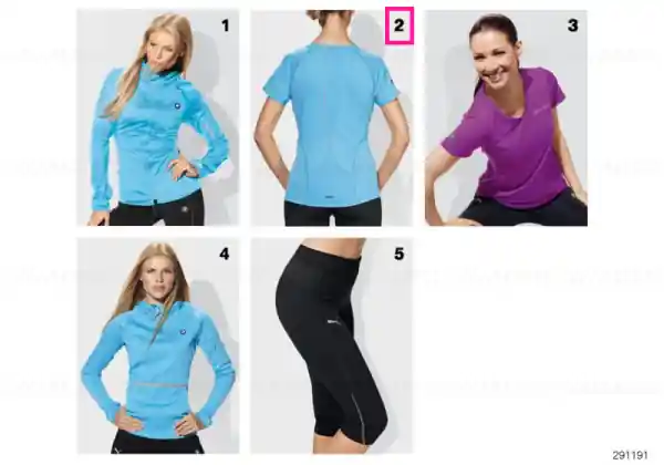 Tee Athletics, Ladies S, BLUE - BMW Plată securizată