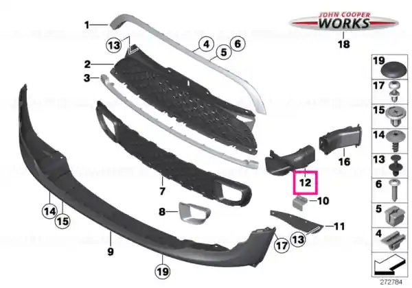 Ofertă Air brake channel left - BMW - Mini