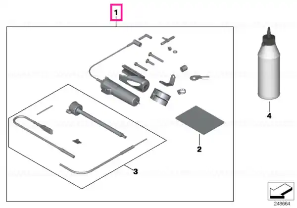 Set, chain lubrication system - BMW Motorrad Cumpără acum