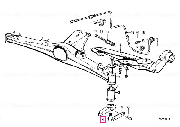 Chilipir Push rod left - BMW