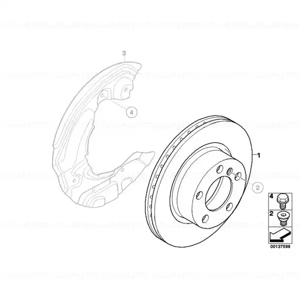 Disc frână ușor ventilat 330X24 - BMW Ofertă
