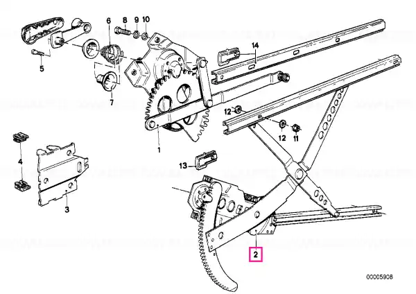 Popular Window lifter front left - BMW