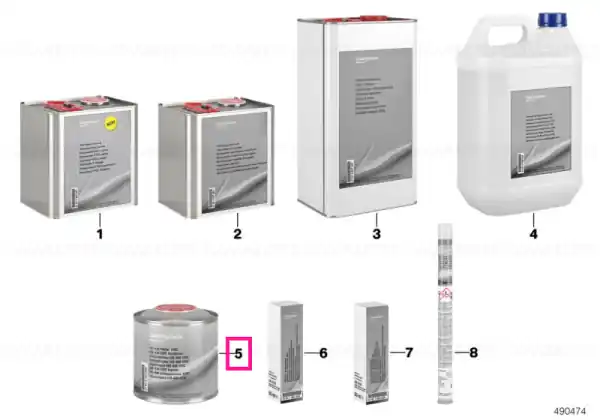 HS-AM hardener VOC 500 ML - BMW Preț mic
