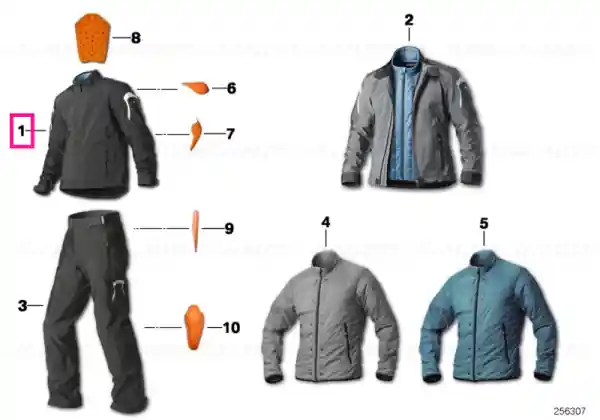 Expediere rapidă Jacket Tourshell, men, black 118 - BMW Motorrad
