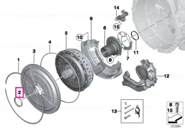 Preț mic Garnitură arbore, 50X60X5,5 - BMW