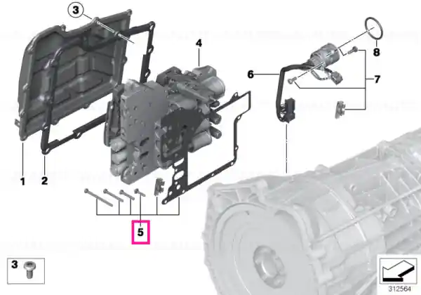 Installation kit, mechatronics - BMW Ofertă exclusivă