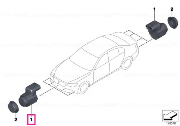 Nu rata Senzor ultrasonic - WA13 - BMW