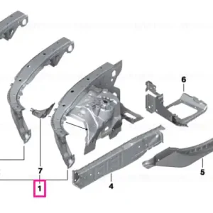 Expediere rapidă Nișă roată VIN față dreapta BASIS - BMW