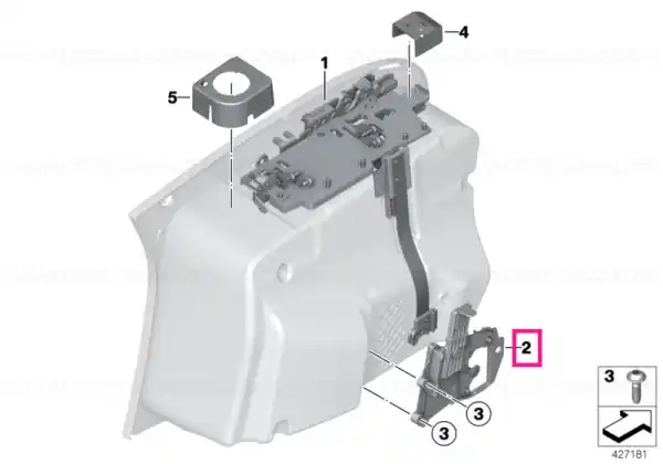 Locking mechanism, bottom LINKS - BMW Motorrad Ofertă specială