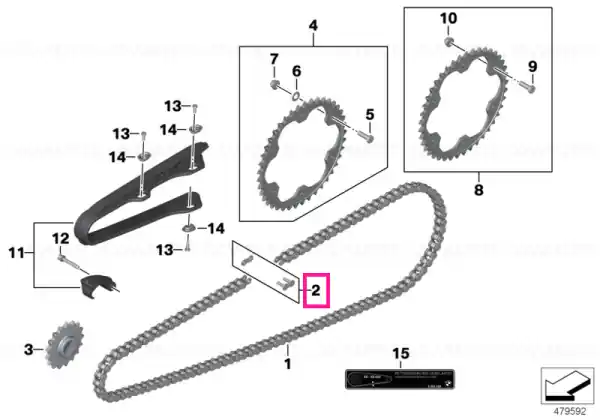 Ieftin Chain lock - BMW Motorrad