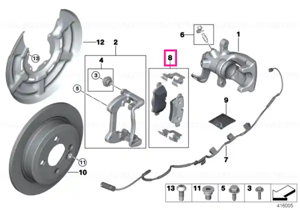 Kit reparație garnituri frână fără azbest - BMW - Mini Cumpără acum