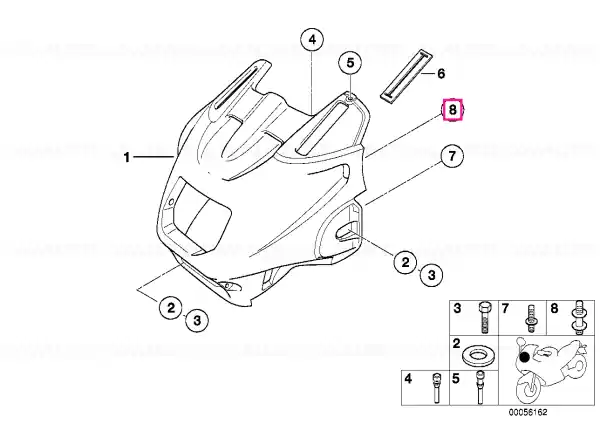Șurub fără cap M5X47 - BMW Motorrad Bestseller