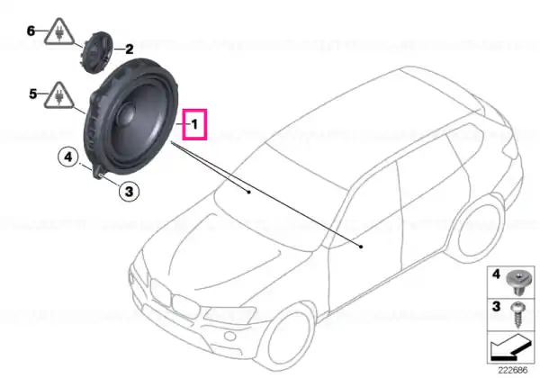 Top-hifi MID-range loudspeaker - BMW Preferatul clienților