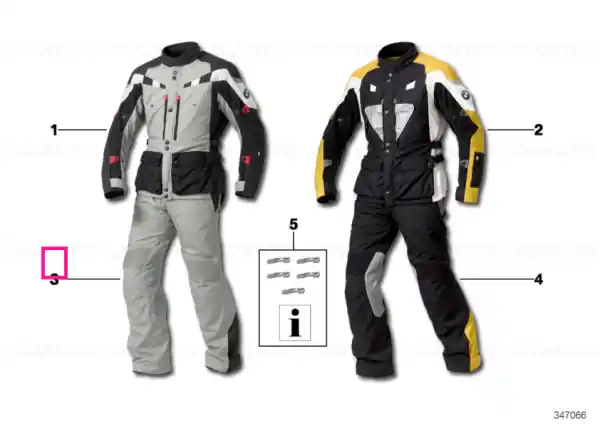 Trousers GS Dry, men, grey/black 48 - BMW Motorrad Preț mic