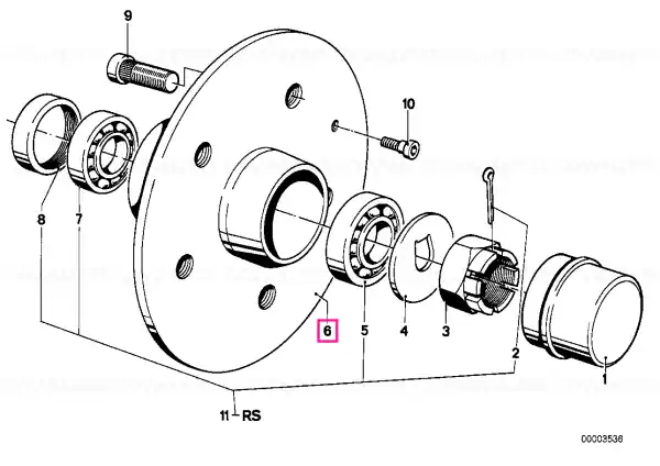Wheel hub - BMW Plată securizată