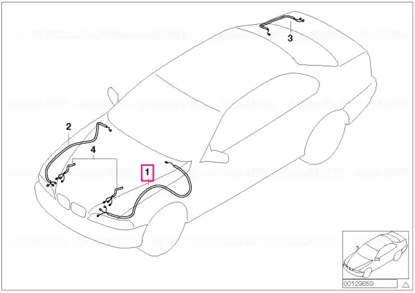 Set cabluri reparatie fata stanga - BMW Nu rata