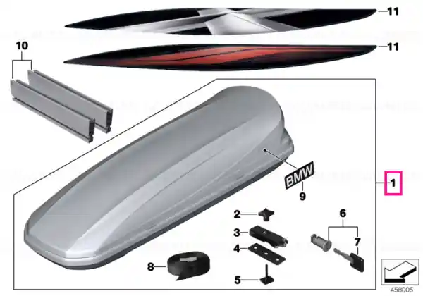 Roof box 460 WEISS - BMW Vezi acum