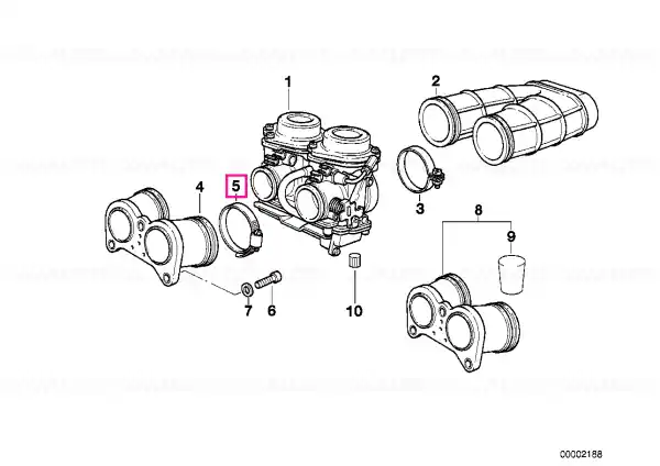 Clamă de furtun 51 - BMW Motorrad Livrare rapidă
