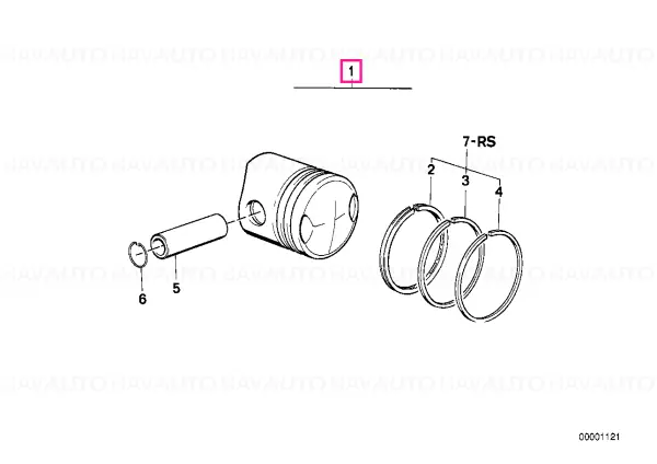 Lichidare de stoc Piston 70,21+0,25 - BMW Motorrad