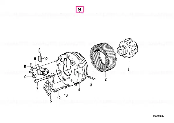 Premium Alternator 14V20A - BMW Motorrad