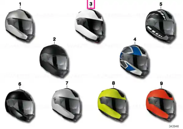 Lichidare de stoc Helmet 6 Evo in brillantweiss 56/57 ECE - BMW Motorrad