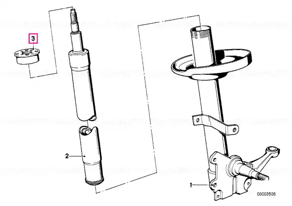 Inel filetat cu filet interior M45X1,5BILSTEIN - BMW Discount