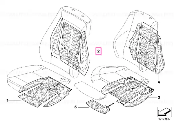 Heating element, basic backrest - BMW Ultima șansă