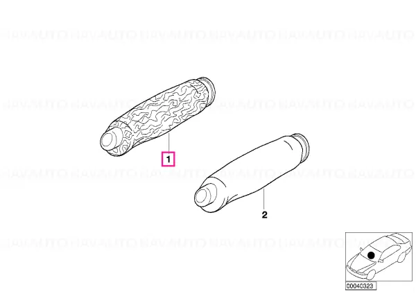 Vezi acum Myrtle wood handbrake grip HOCHGLANZ - BMW