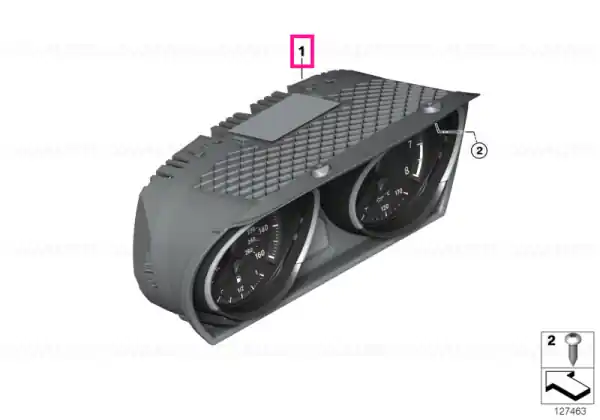 Instruments combination uncoded KM/H - BMW Lichidare de stoc