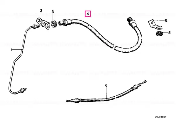 Vezi acum Furtun frână L=680MM - BMW Motorrad