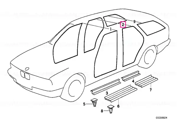 Edge protection rear SCHIEFER - BMW Bestseller