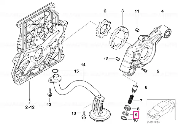 O-ring 17X1,8 - BMW - Mini Plată sigură