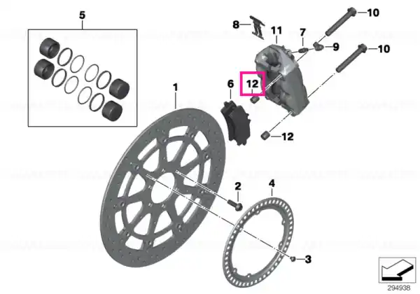 Dowel M12,5X10 - BMW Motorrad Cel mai vândut