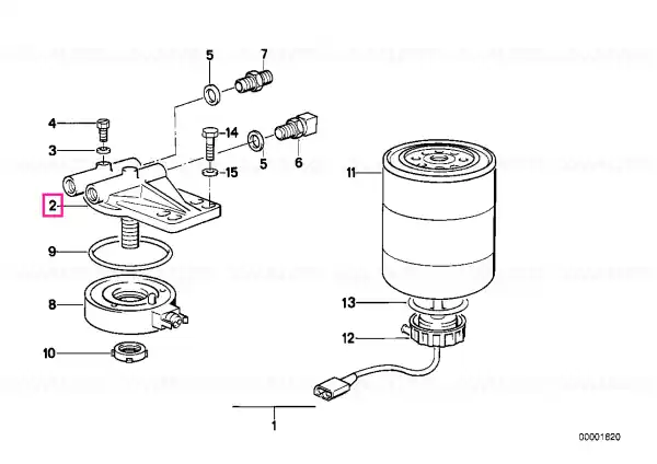 Fuel strainer head with hand pump - BMW Mai ieftin