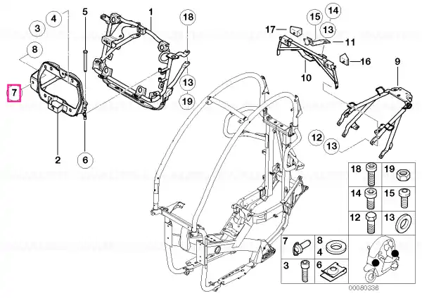 Stud bolt - BMW Motorrad Doar azi