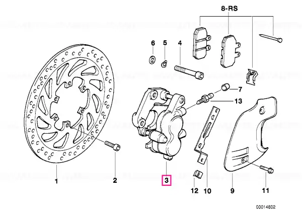 Brake caliper - BMW Motorrad Ofertă de sezon