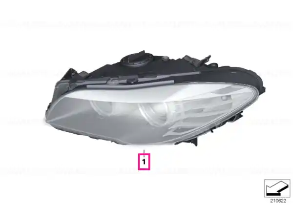 Preț promoțional AHL-xenon headlight, left - BMW
