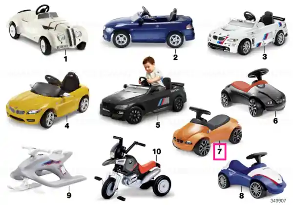 Preț promoțional BMW Baby Racer II ORANGE/SCHWARZ