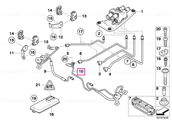 Mai ieftin Pressure line, motor M14X1,5 - BMW