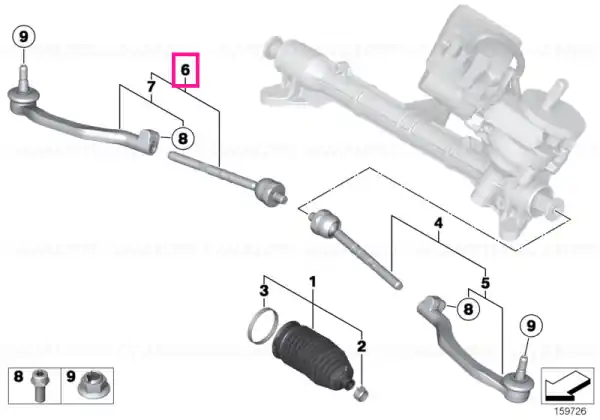 Preț promoțional Right tie rod - BMW - Mini
