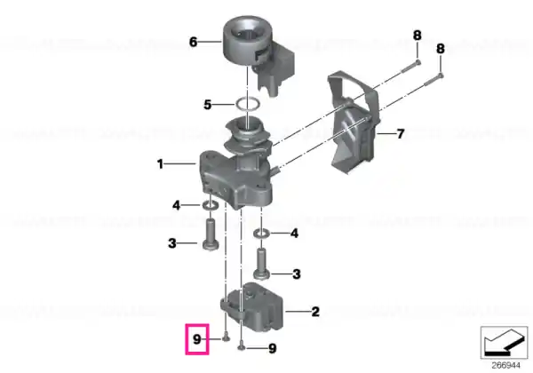 Nu rata Șurub cap semisferatic M3X8 - BMW Motorrad