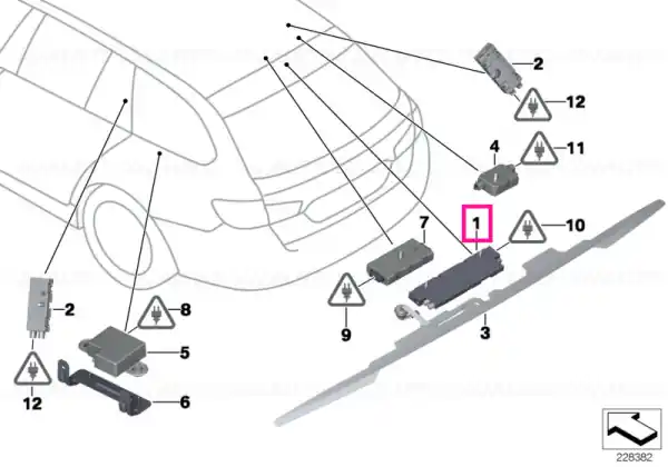 Ofertă limitată Antenna amplifier, Diversity 868 MHZ - BMW