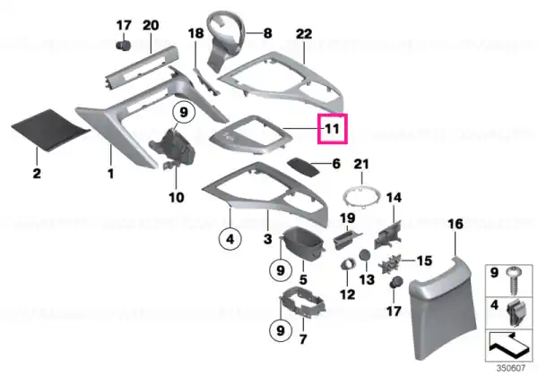 Premium Capac manetă preselecție Steptronic - BMW