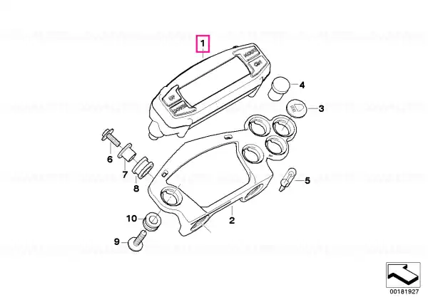 Disponibil imediat Instrument cluster - BMW Motorrad