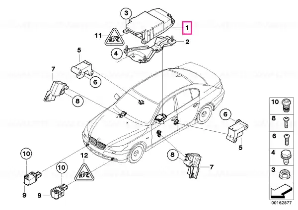 Control unit airbag - BMW Retur gratuit